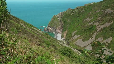 Haddons Mouth, Devon, England Stock Footage 336496080