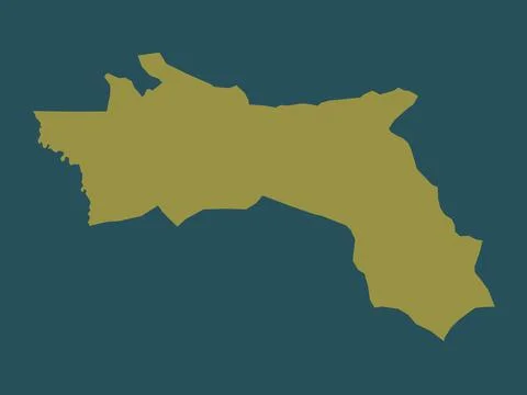 Hadjer-Lamis, Chad. Solid color shape Illustrazione stock