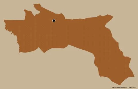 Hadjer-Lamis, region of Chad, on solid. Pattern イラスト素材