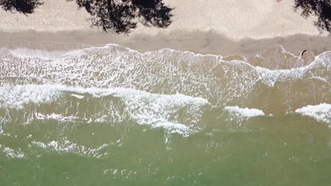 Hadkaew Beach Increasing Stock Footage 131684042