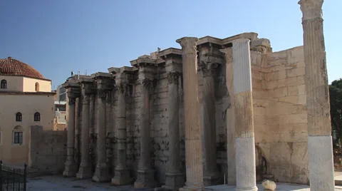 Hadrian's Library Stock Footage 39253545