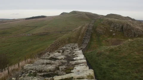 Hadrian's Wall 1 Stock Footage 45159121