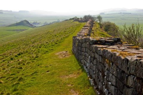 Hadrian's wall Stock Photos