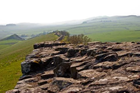 Hadrian's wall Stock Photos