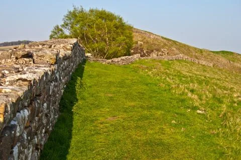 Hadrian's wall Stock Photos