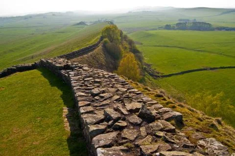 Hadrian's wall Foto stock