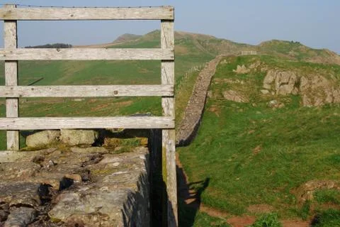 Hadrian's wall Stock Photos