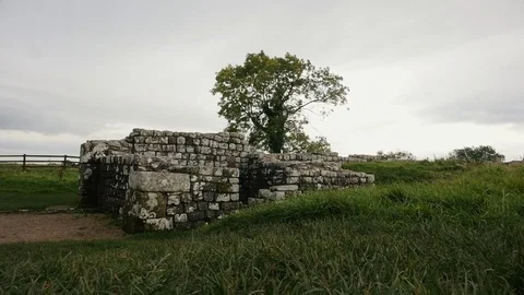 Hadrians Wall Timelapse Stock Footage 82662585