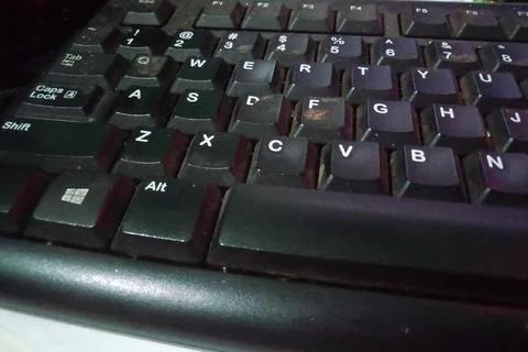 Hadwer's Computer Keyboard Foto stock