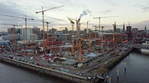 Hafencity Site Stock Footage 168053494