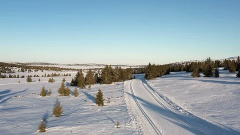The Hafjell ski area Stock Footage 108577111