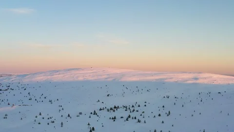 The Hafjell ski area Stock Footage 108577539