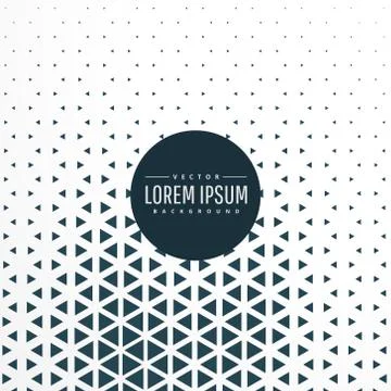 Haftone pattern made with triangle shapes Stock Illustration