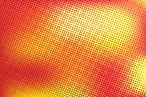 Hafttone pattern in yellow-orange tones. Stock-Illustration