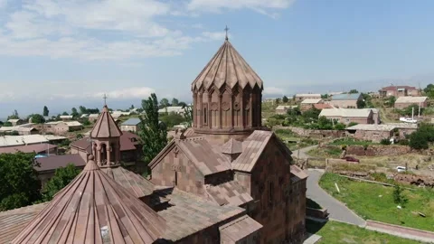 Haghartsin Monastery Drone 1 Stockbeeldmateriaal 329936802