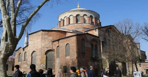 Haghia Eirene in Istanbul 4K Stock Footage 49096880