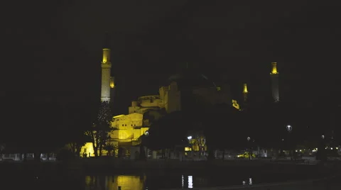 Hagia sofia Istanbul Turkey Stock Footage 54672540