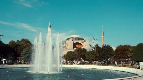 Hagia Sofia Museum in Turkey Stock Footage 50122036