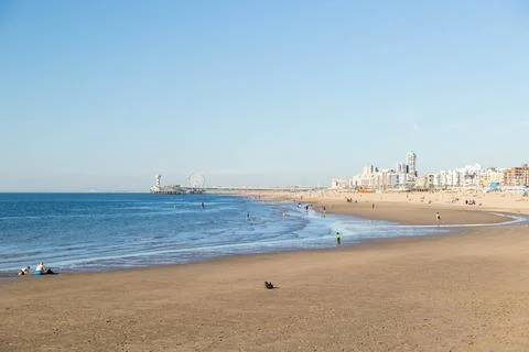 The hague beach Stock Photos