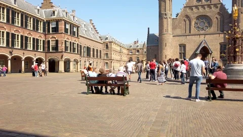 The Hague, Netherlands 04 22 2019: Beautiful city Stock Footage 109284053