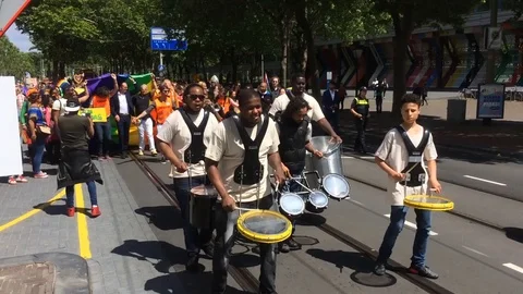 Hague Pride march 動画素材 103091507