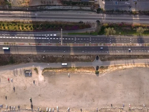 Haifa high way Stock Footage 80418537