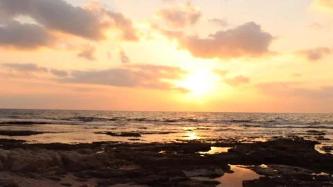 Haifa Sunset Timelapse Over the Mediterranean Sea 스톡 동영상 317345902