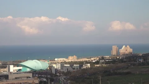 Haifa view Stock Footage 124142032