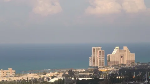 Haifa view Stock Footage 124142090