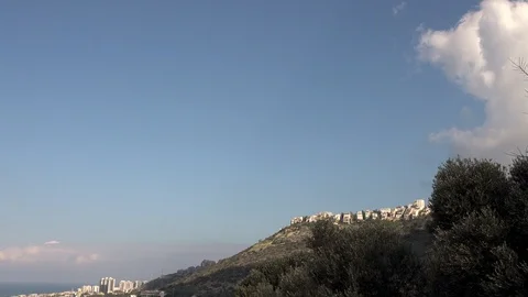 Haifa view 스톡 동영상 124142998