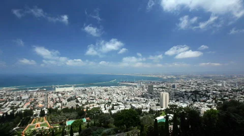 Haifa_israel_01 Video stock 529965