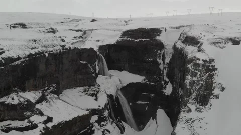 Haifoss, Iceland Stock Footage 232486573