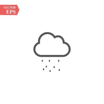 Hail icon vector isolated on white background for your web and mobile app des Stock Illustration