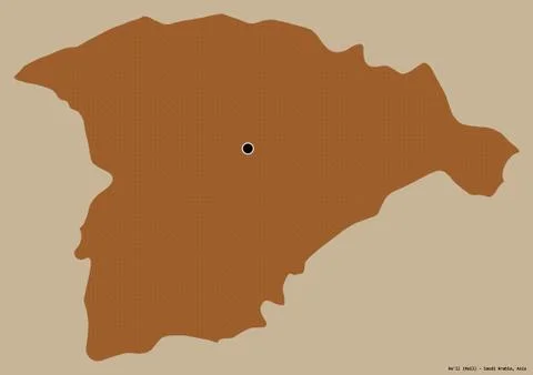 Ha'il, region of Saudi Arabia, on solid. Pattern Stock Illustration