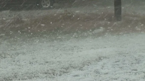 Hailing Hard Stock Footage 54750202