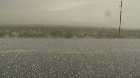 Hailstones Video stock 1106243
