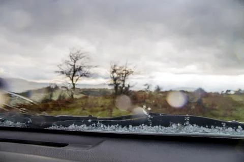 Hailstones Stock Photos