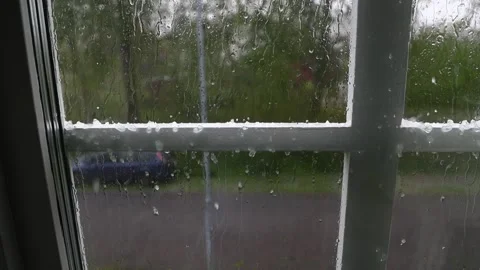 Hailstorm Stock Footage 147720445