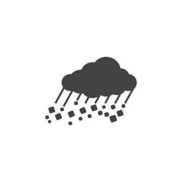 Hailstorm Stock Illustration