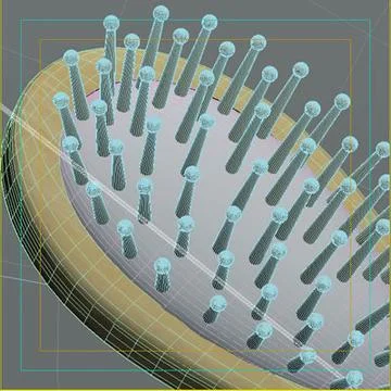 Hair brush 3D-Modell