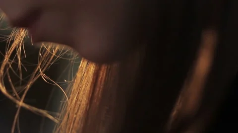 Hair Closeup Vídeos de archivo 46494575