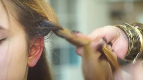 Hair Coloring Stock Footage 81783265