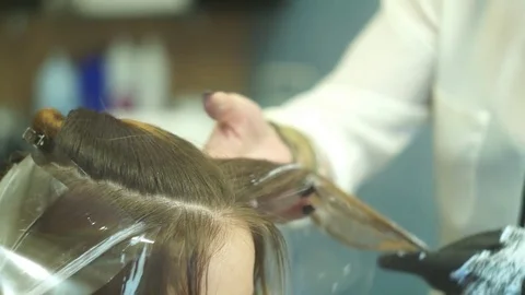 Hair Coloring Stock Footage 81783276