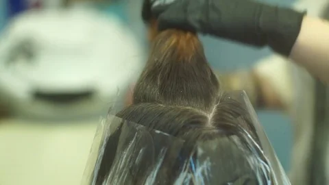 Hair Coloring Stock Footage 81783409