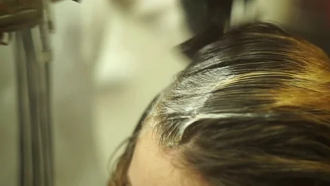 Hair Coloring Stock Footage 81783483