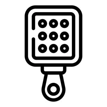 Hair comb icon outline vector. Haircare tool Stock Illustration
