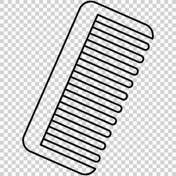 Hair comb Stock Illustration