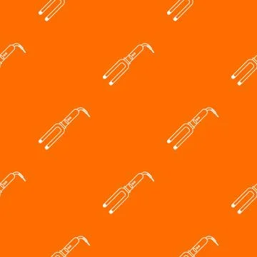 Hair curl pattern vector orange Stock Illustration