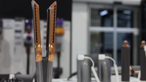 Hair curler in the store Stock Footage 285648089