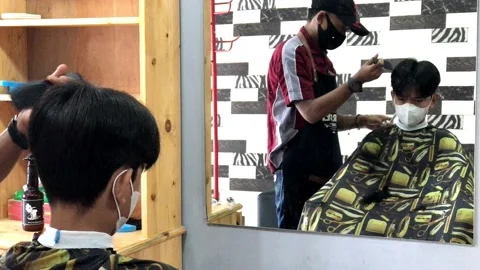 Hair cut Stock Footage 171147293